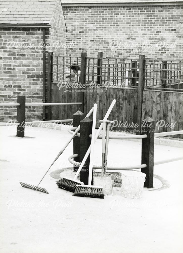 Renovated Rear Views of Market Street Car Park, Eckington, c 1980 ?