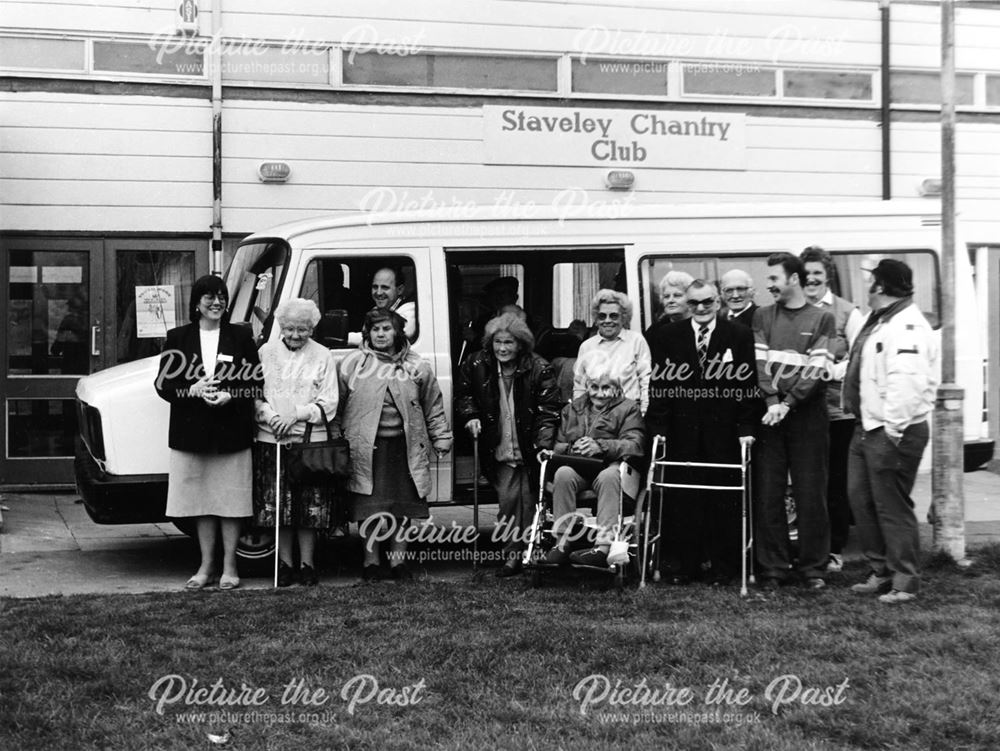 Members and staff from the Stamina group, Middlecroft Road, Staveley, 1993