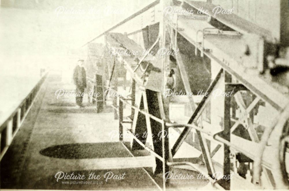 A Conveyor at the Sand Spun Plant