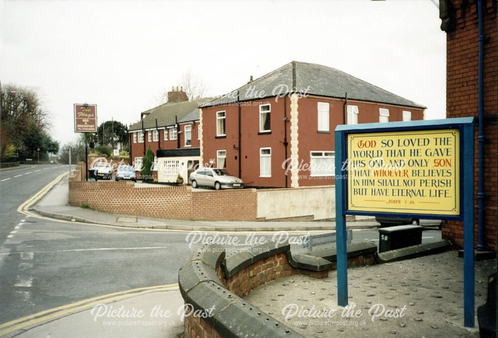 The Flags Hotel and the Pentecostal Church, Newbold