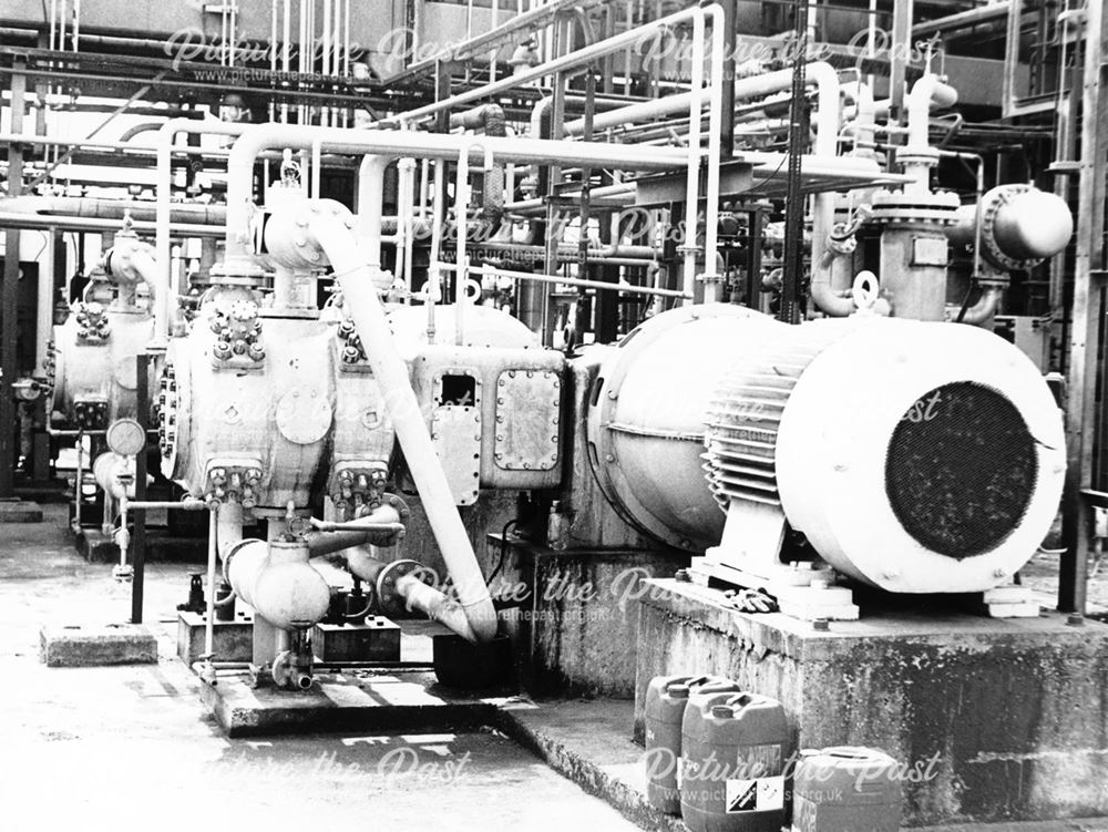 The Compressor and Motor at the BTC Plant, Staveley