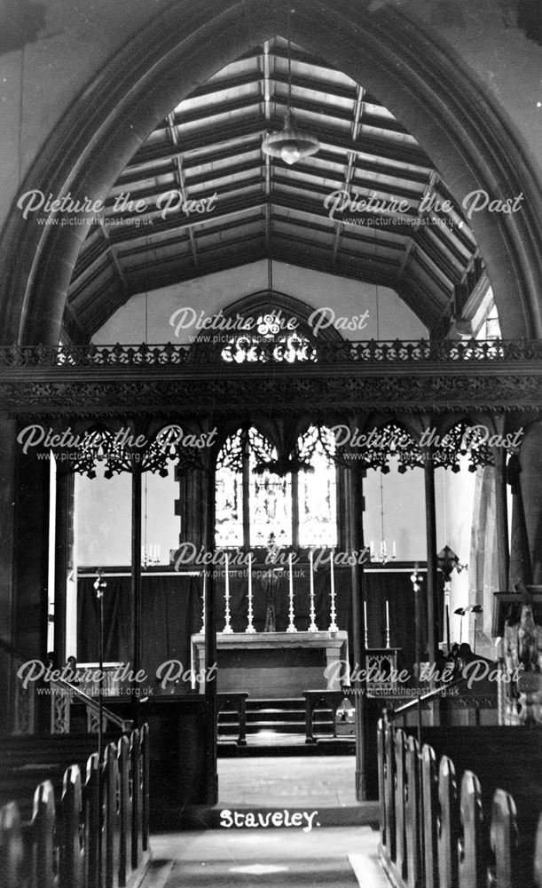 St John's Church, Staveley - interior