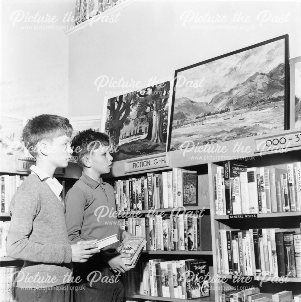 Holmewood Miner's Welfare Art Exhibition, Holmgate Road, Clay Cross, 1967