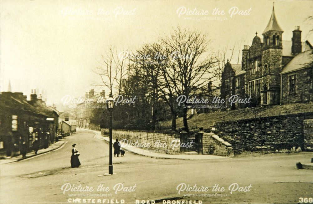 Chesterfield Road, Dronfield, c 1905