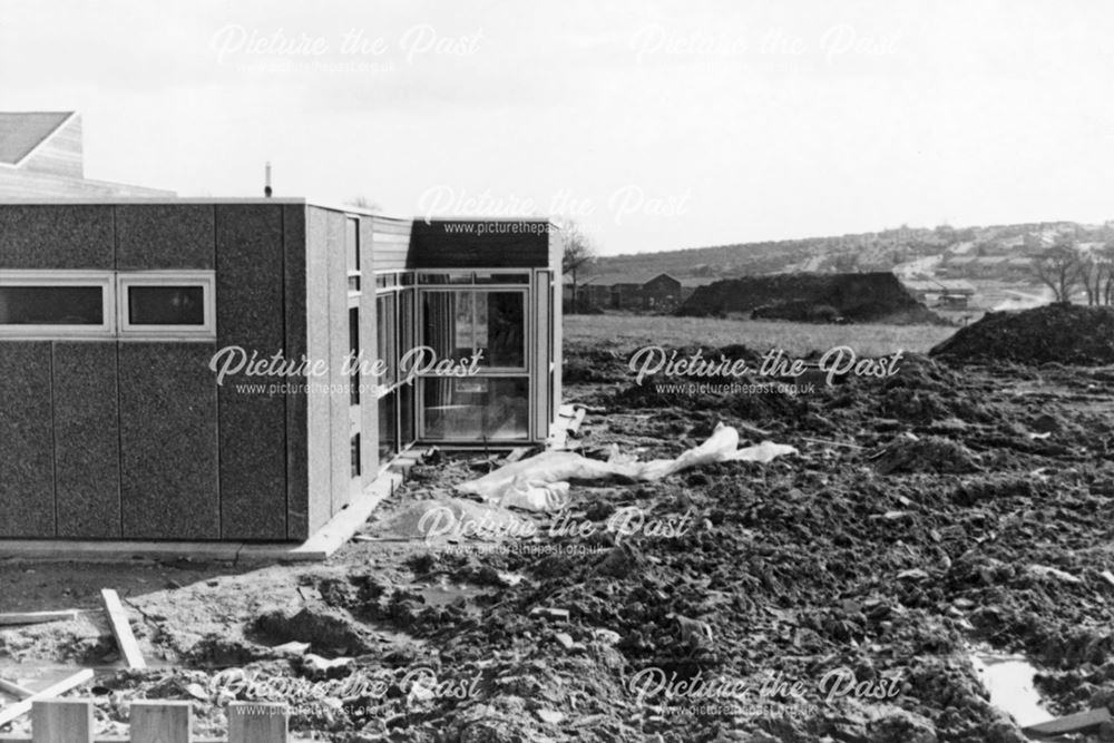 View over Top Hill, Dronfield, 1975