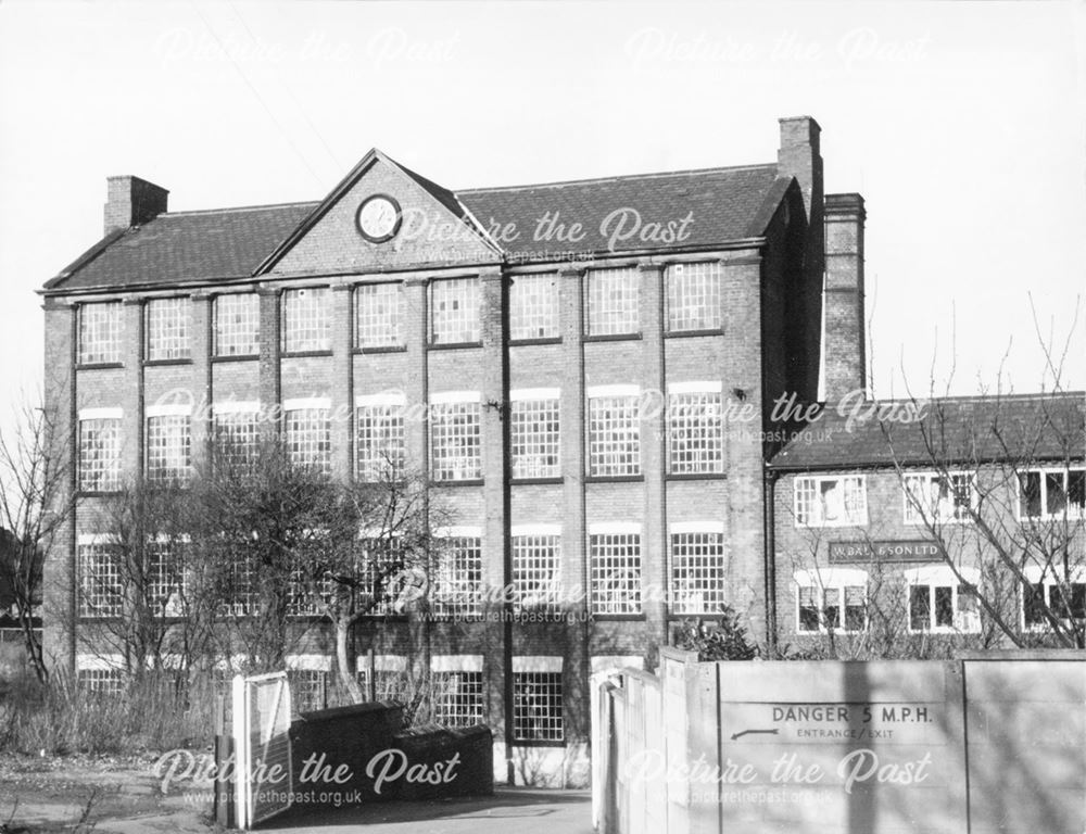 Albion Works, Burr Lane, Ilkeston, 1974