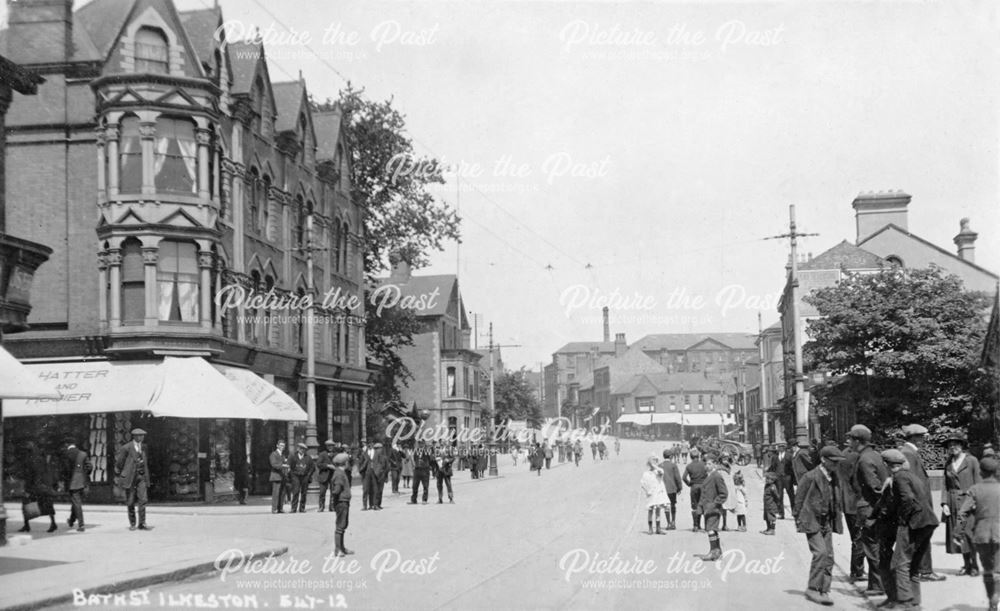 Lower Bath Street, Ilkeston, c 1920