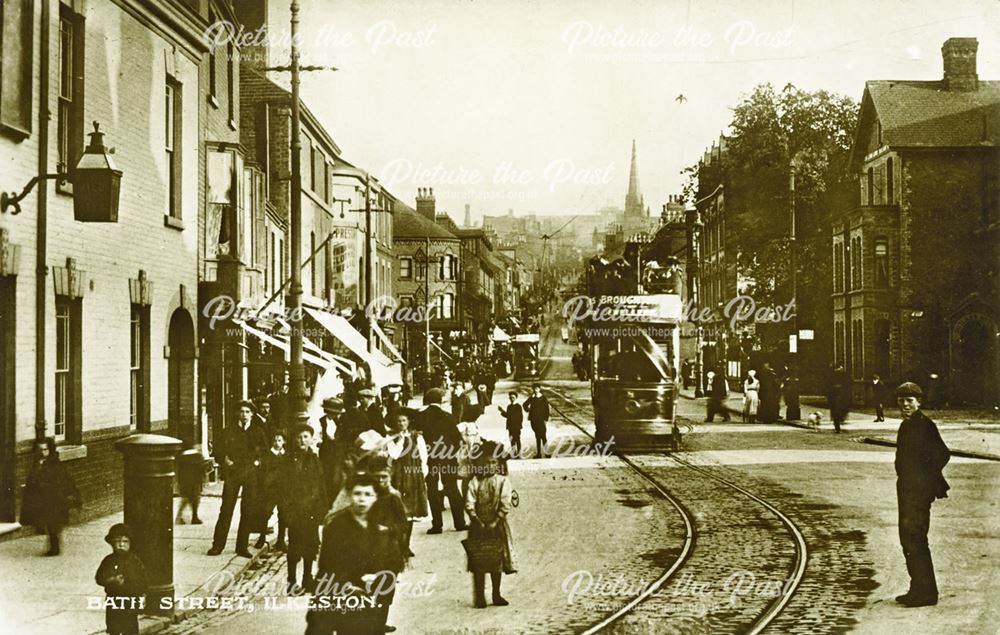 Looking South, Lower Bath Street, Ilkeston, c 1910