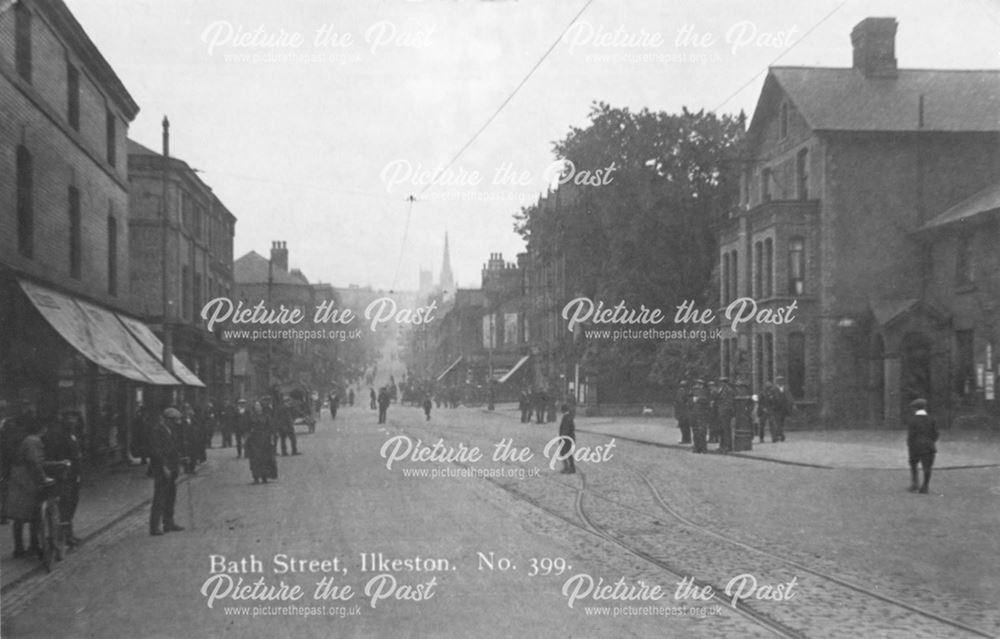Looking South, Bath Street, Ilkeston, c 1920
