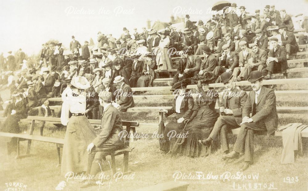 Flower Show Audience, Pimlico Recreation Ground, Ilkeston, 1905