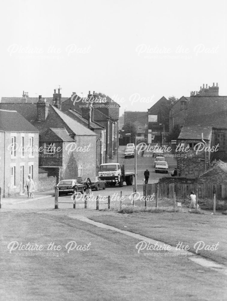 Blake Street from Wash Meadow, Ilkeston, 1980