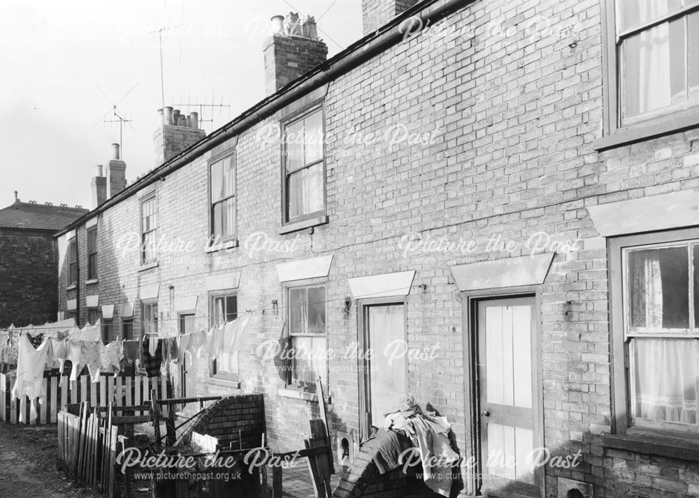 Clinton Terrace view from east towards Cotmanhay Road, 1961