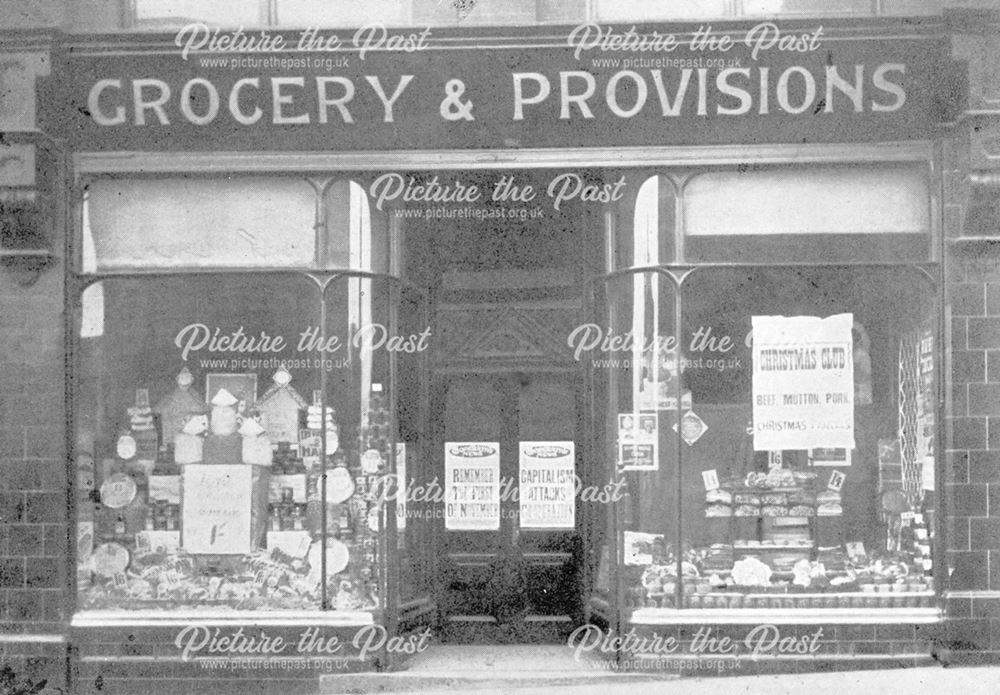 Co-Operative Society Grocery Department, South Street, Ilkeston c 1937