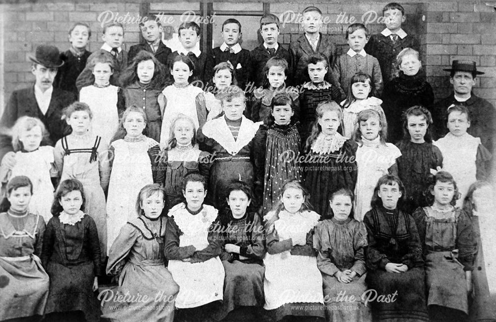 Cossall school, Cossall, Nottinghamshire, c 1900