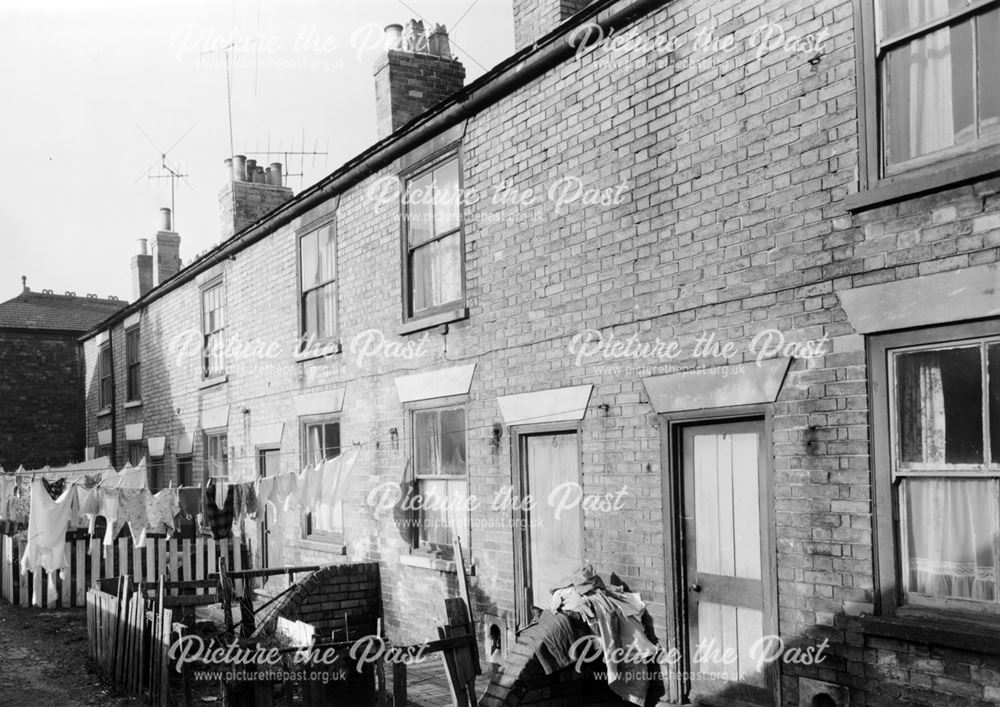 Clinton Terrace, Cotmanhay Road, Cotmanhay, Ilkeston, 1961