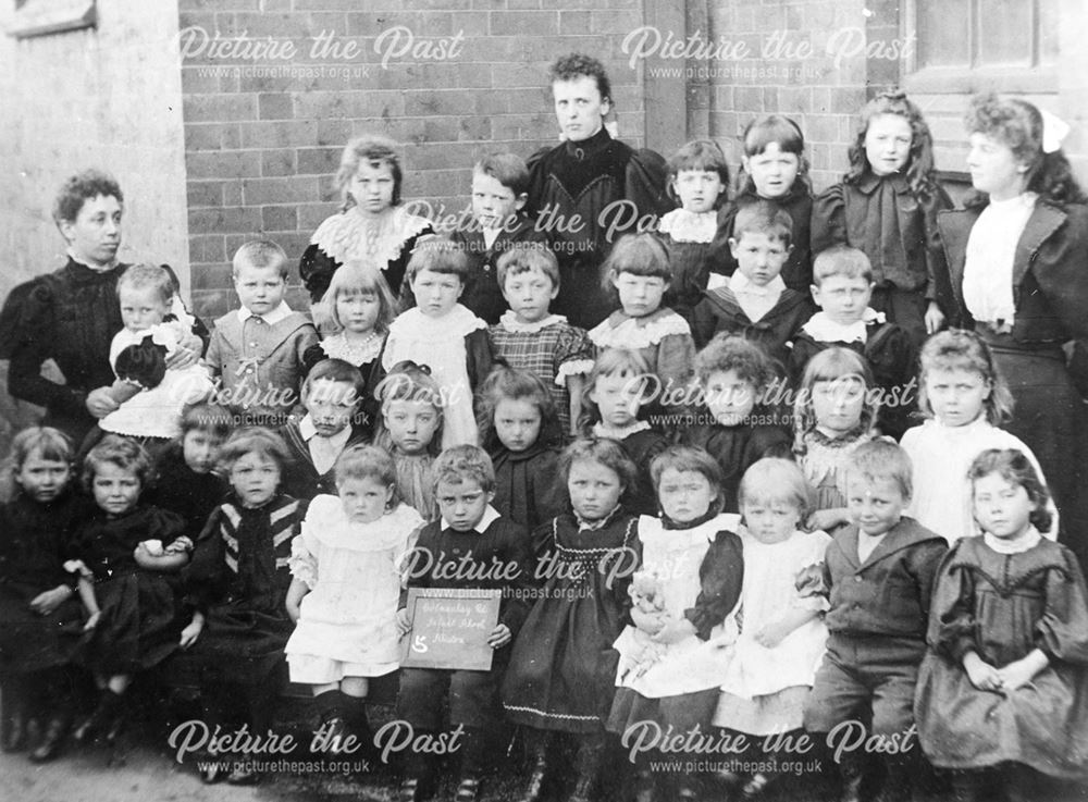 Cotmanhay Road Infants School, Ilkeston, c 1896