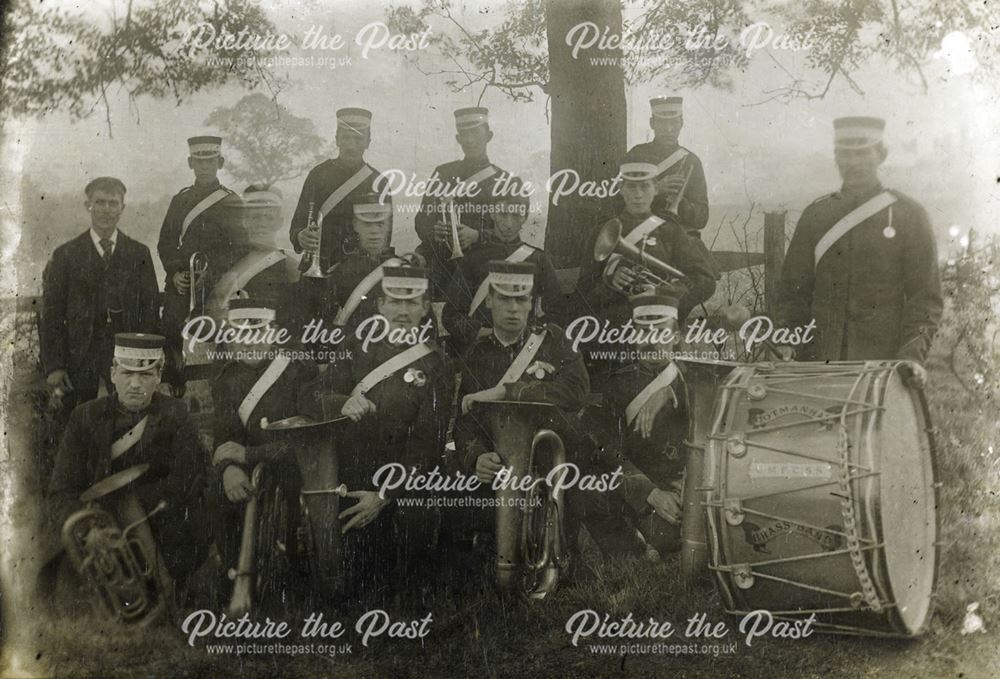 Cotmanhay Methodist Church Band, Cotmanhay, Ilkeston, c 1890s ?