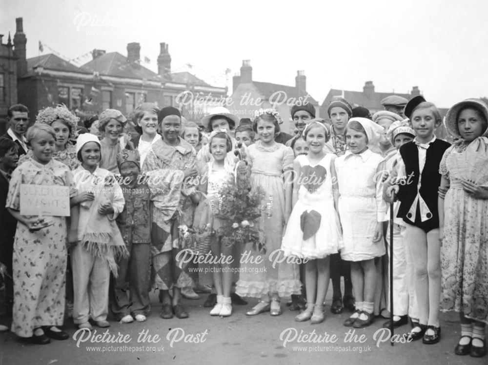 Carnival, Market Place, Heanor, 1937