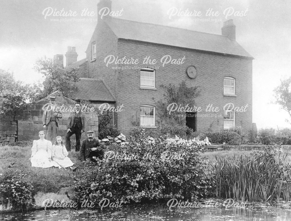 The Office and Clock House, Little Eaton, 1898