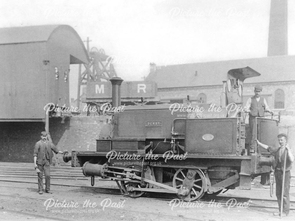Locomotive, Denby Colliery, 1898