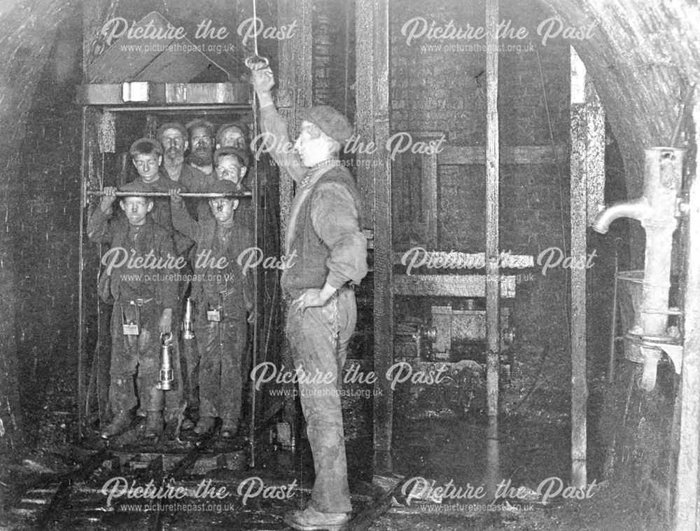 Shift End, Denby Colliery, 1898