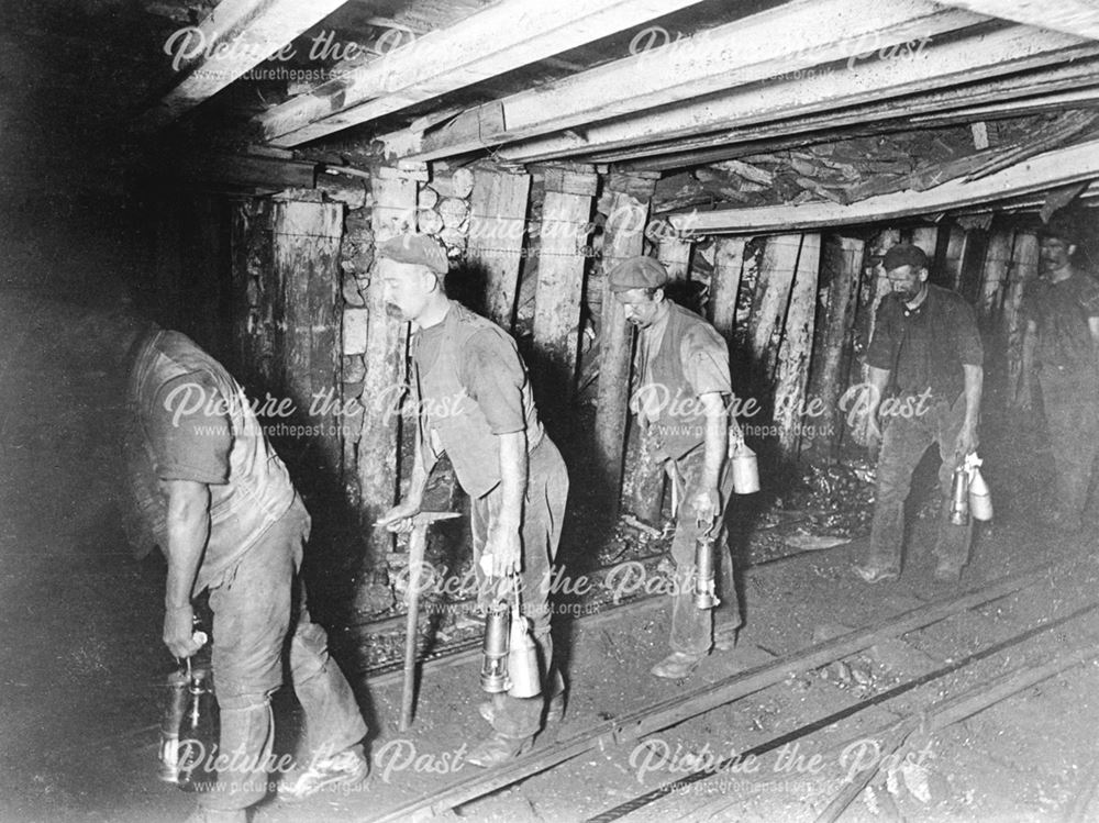 Morning Shift, Denby Colliery, 1898