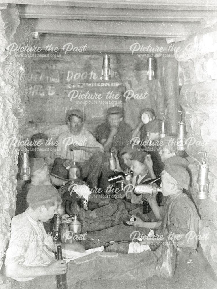 Break Time, Denby Colliery, 1898