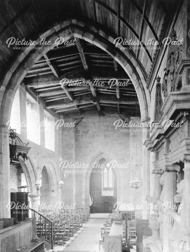 Church Interior, Denby, 1900