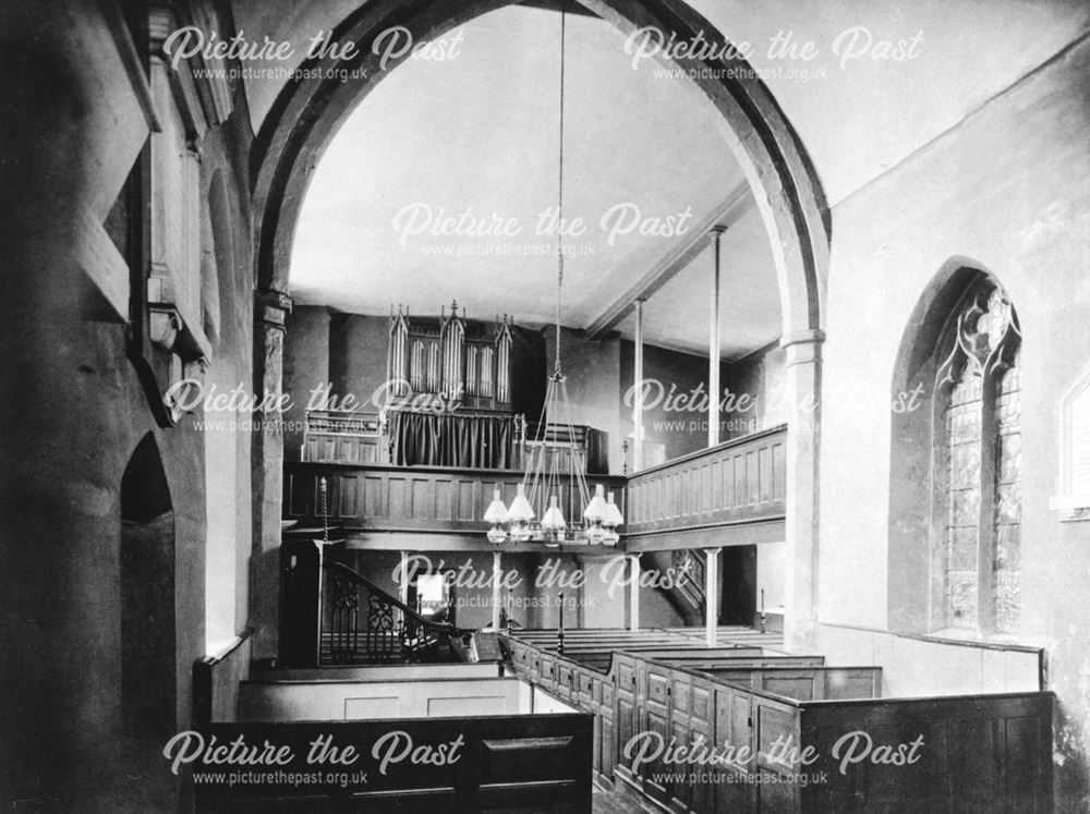 Denby Church Interior, 1898