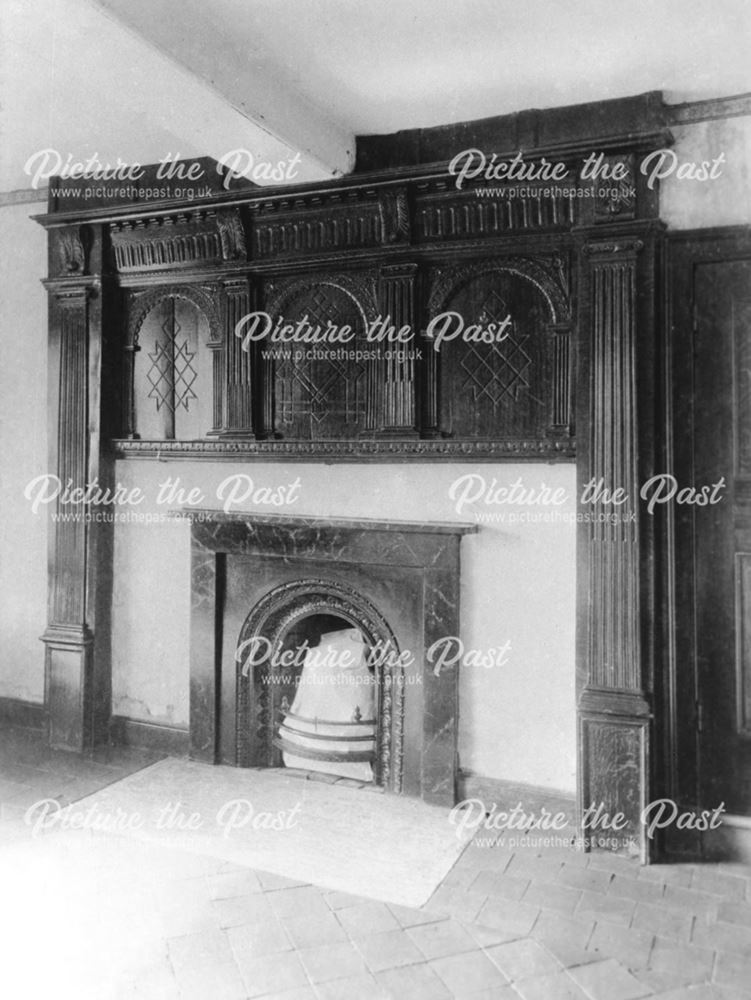 Mantelpiece, Denby Old Hall, 1898