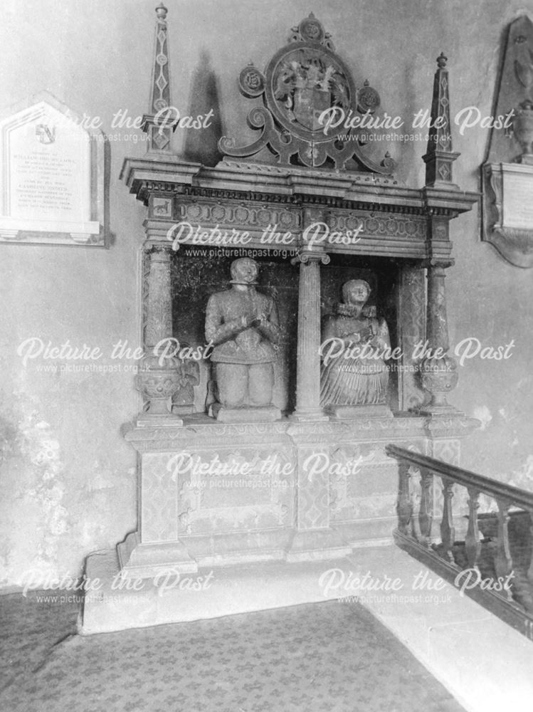 Drury Lowe Memorial, Denby Church, c 1905