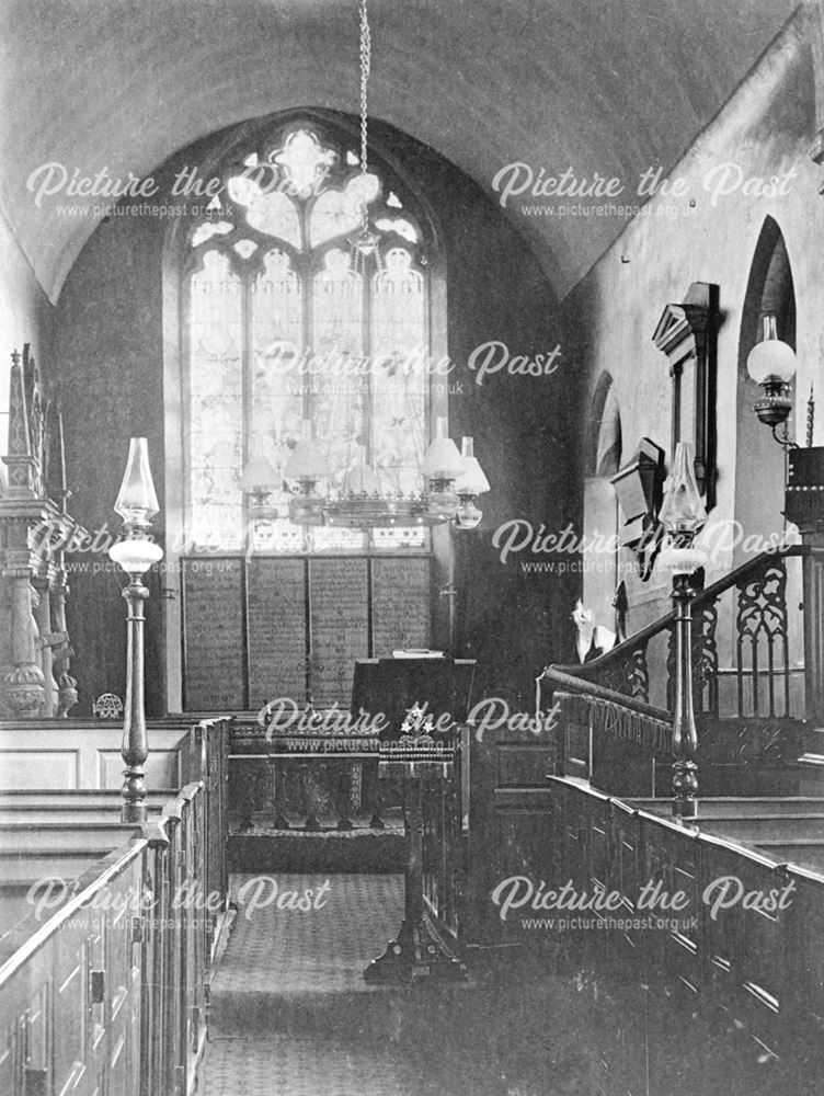 Interior, Denby Church, 1898