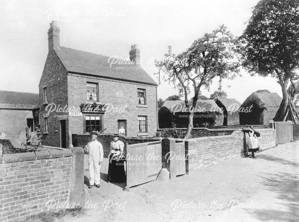 Post Office and Farm, Denby, 1898