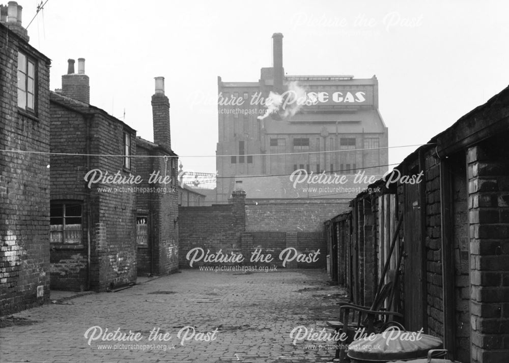 Houses in Abbey Street, Ilkeston, c 1950s