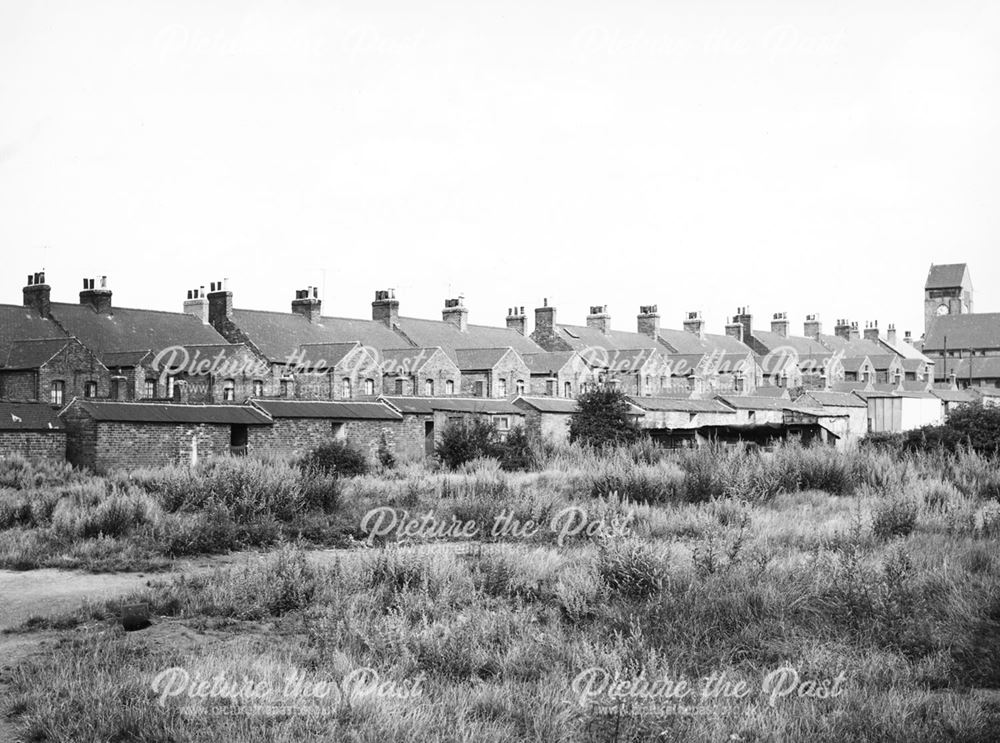 Crompton Street East Side, Ilkeston, 1962