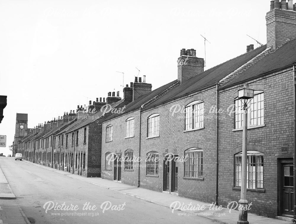 Crompton Street East Side, Ilkeston, 1962