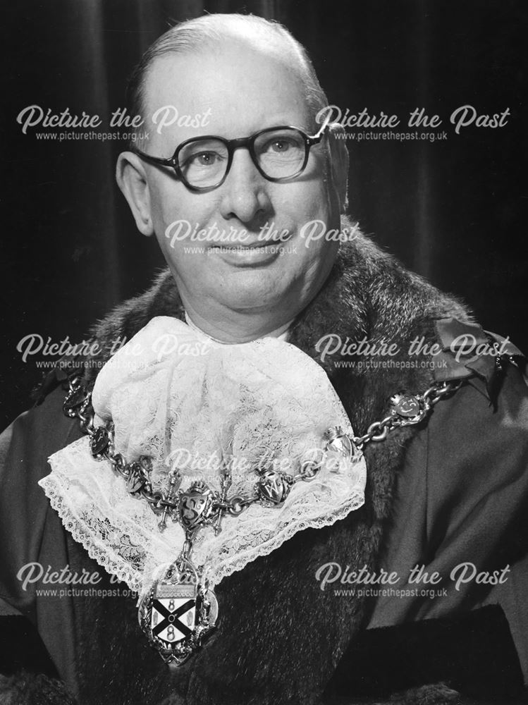 Mayor Percy E Brown, Ilkeston, 1961-62