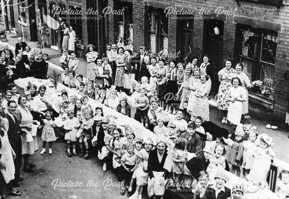 Coronation Celebrations, King Street, Ilkeston, 1953