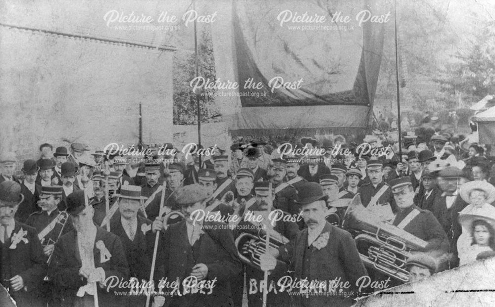 Dale Abbey Band, c 1900