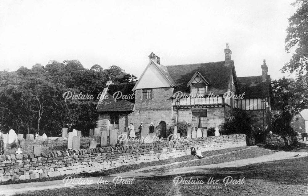 Dale Abbey Church, c 1900