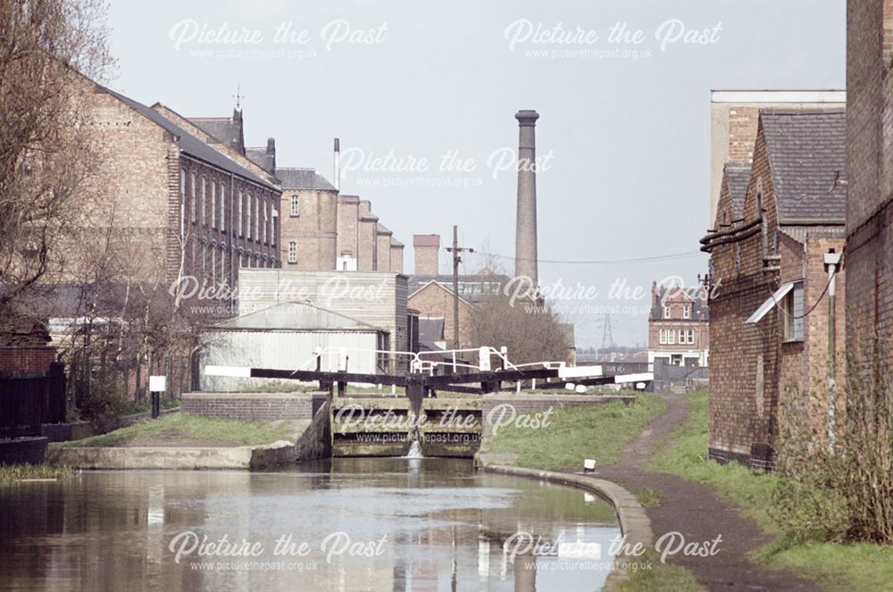 Long Eaton Lock on the Erewash Canal, Long Eaton, 1980