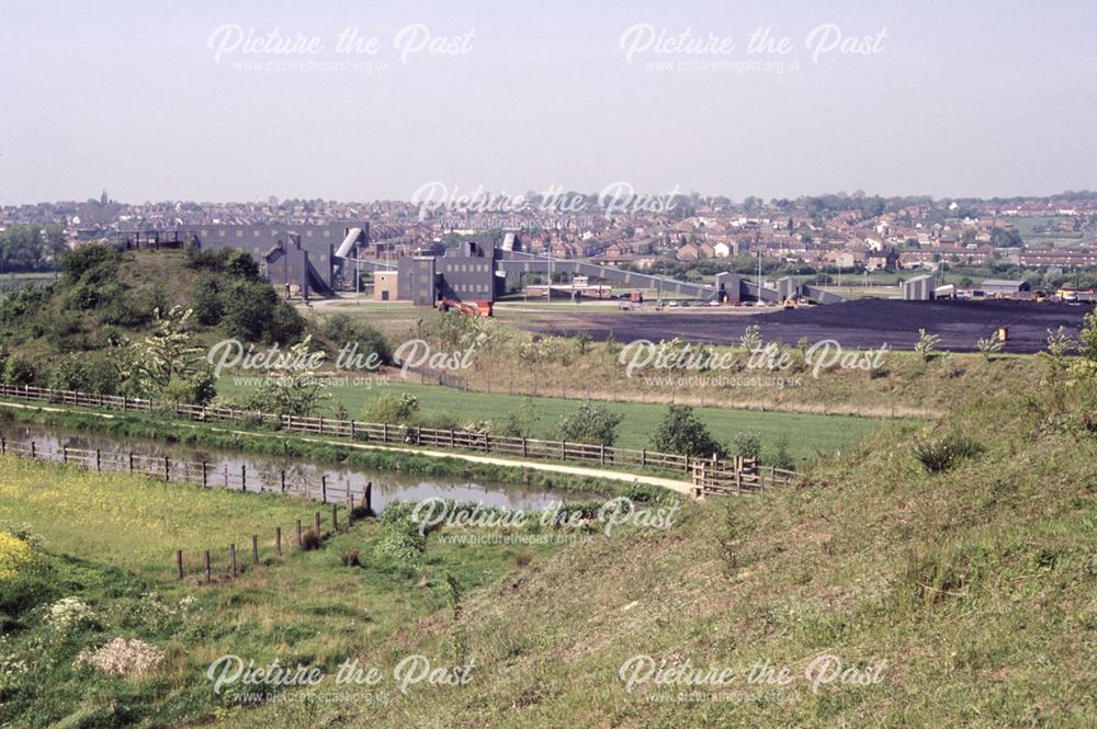 View towards Bennerley and Cotmanhay, Awsworth, 1992