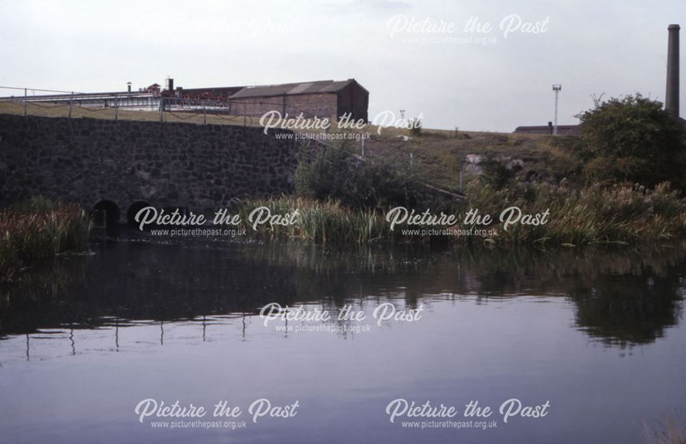 Site of junction of the Nutbrook Canal with the Erewash Canal, Stanton Works, 1979