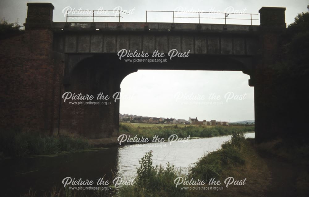 Great Northern Railway bridge over the Erewash Canal, Bennerley, Ilkeston, 1979