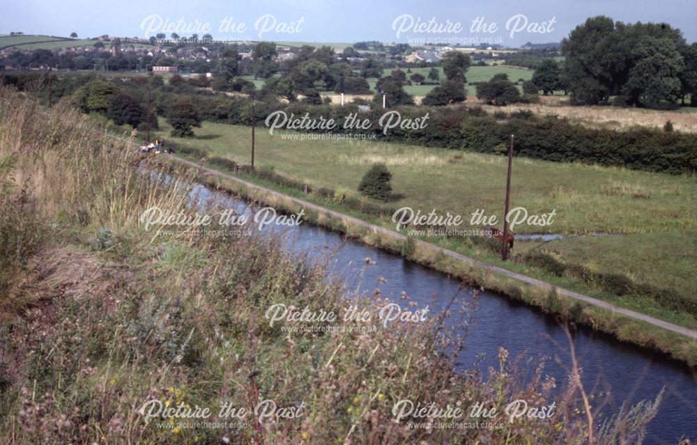 View looking across the Erewash Valley towards Trowell, Stanton Works, 1978