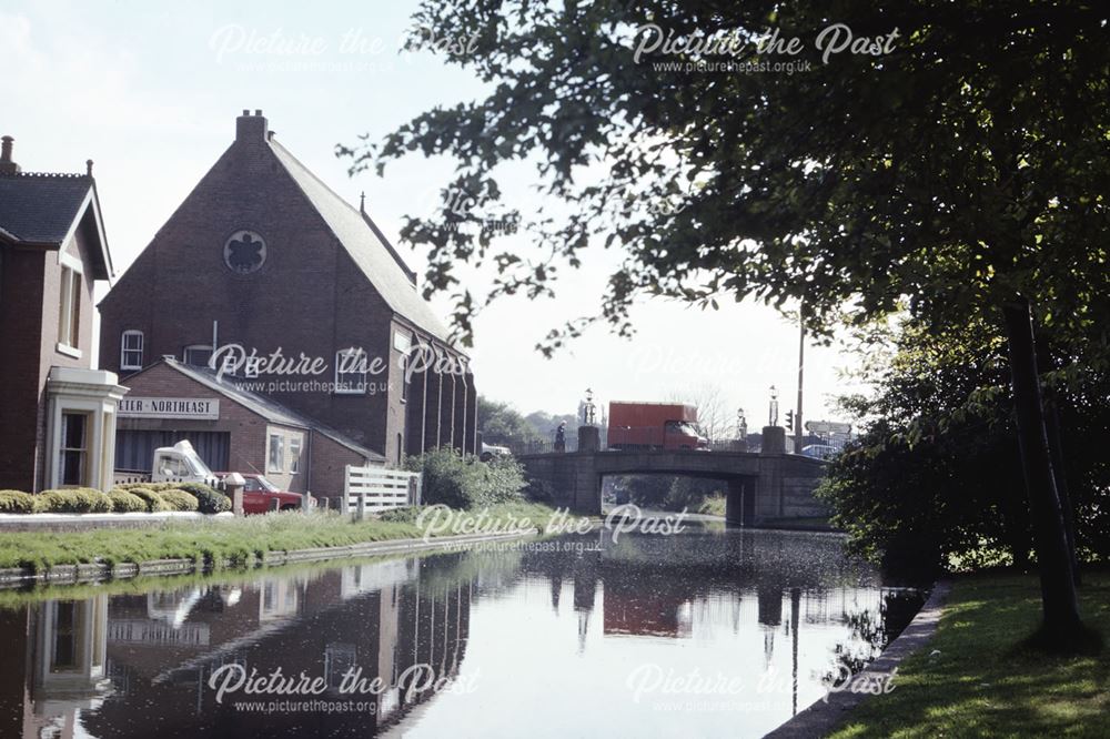 Erewash Canal north of Station Road, Sandiacre, 1979