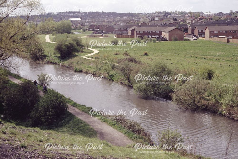 View towards Ilkeston, Bennerley, Ilkeston, 1992