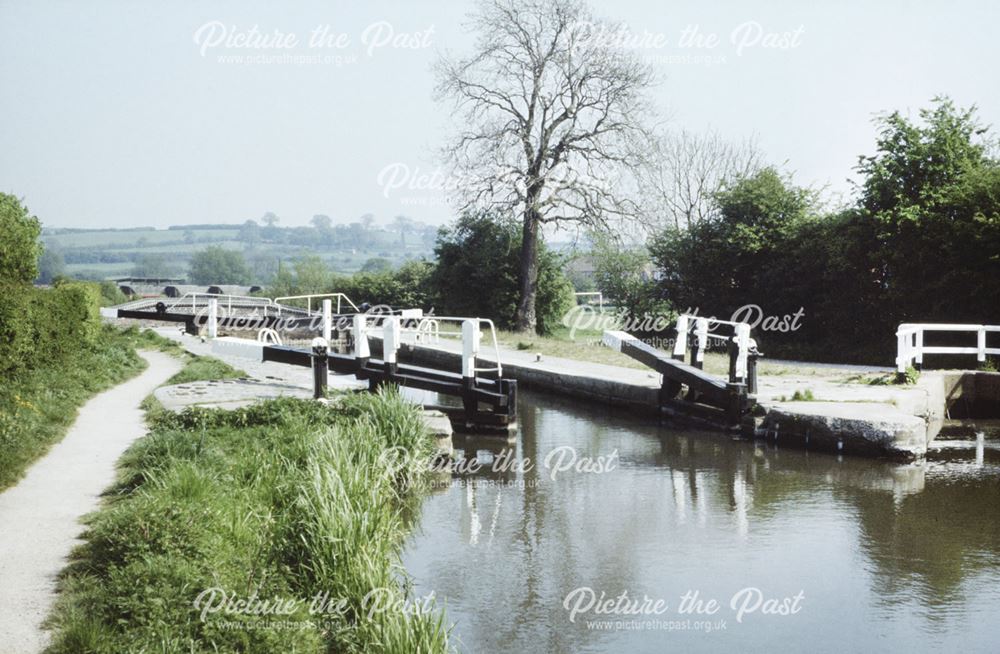 Green's Lock on the Erewash Canal, Larklands, Ilkeston, 1987