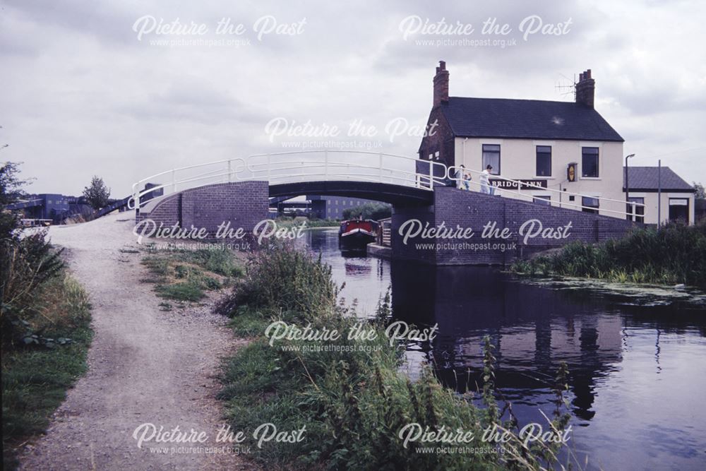 Erewash Canal, Bridge Street, Cotmanhay, Ilkeston, 1990