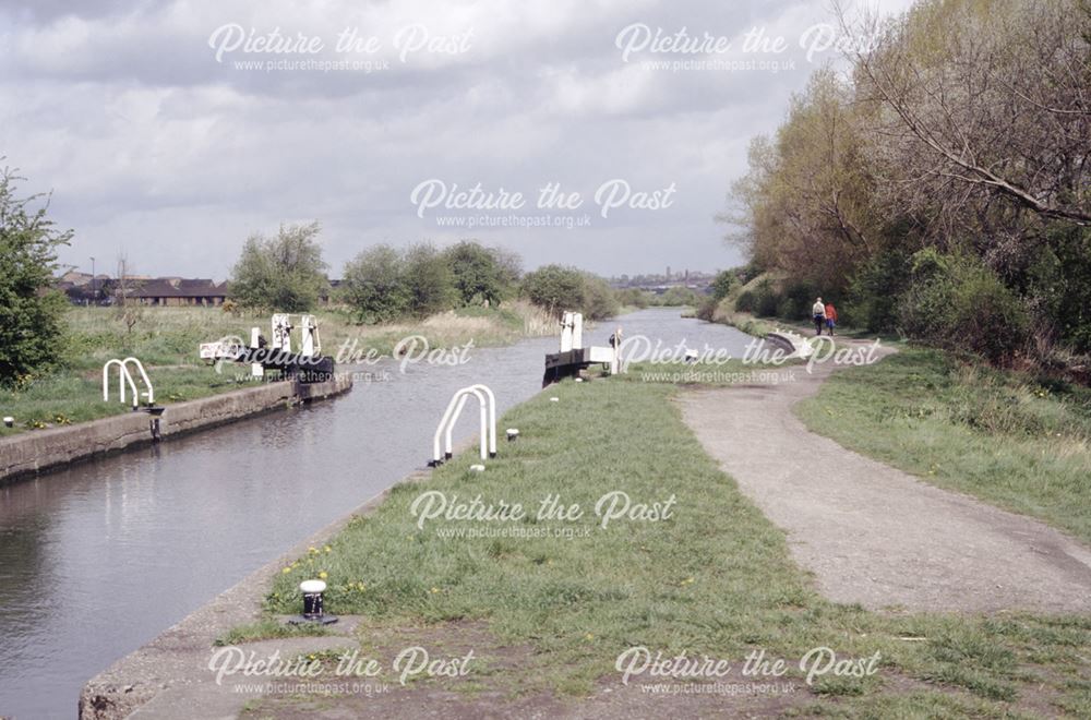 Stenson's Lock on the Erewash Canal, Bennerley, Ilkeston, 1992